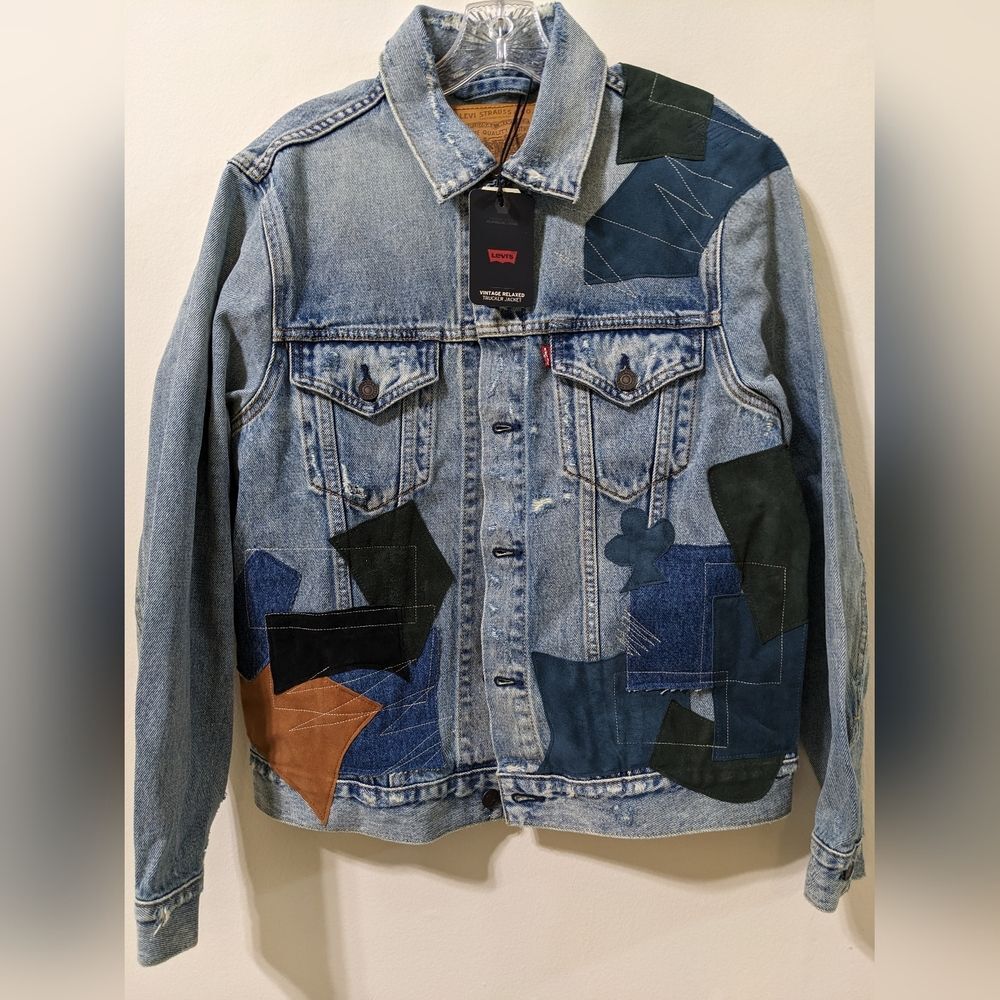 Levi's Premium Vintage Relaxed Fit Trucker Jacket size‎ smalll - Picture 6 of 13